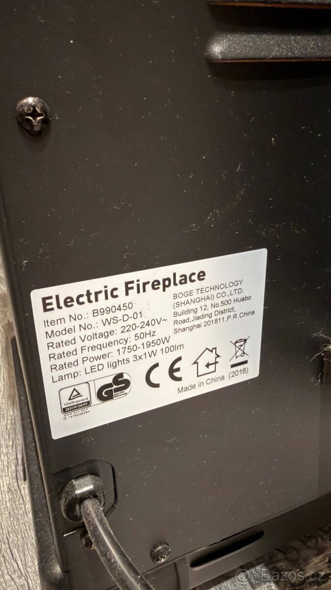 Elektrický přímotop s atrapou kouřovodu - 4