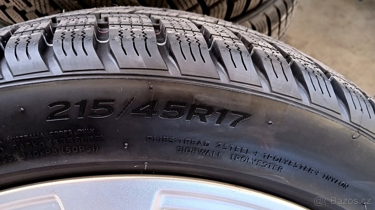 5x100 r17, Audi A1 S1, 215/45 r17, 7,5J ET46, Originál Audi - 4