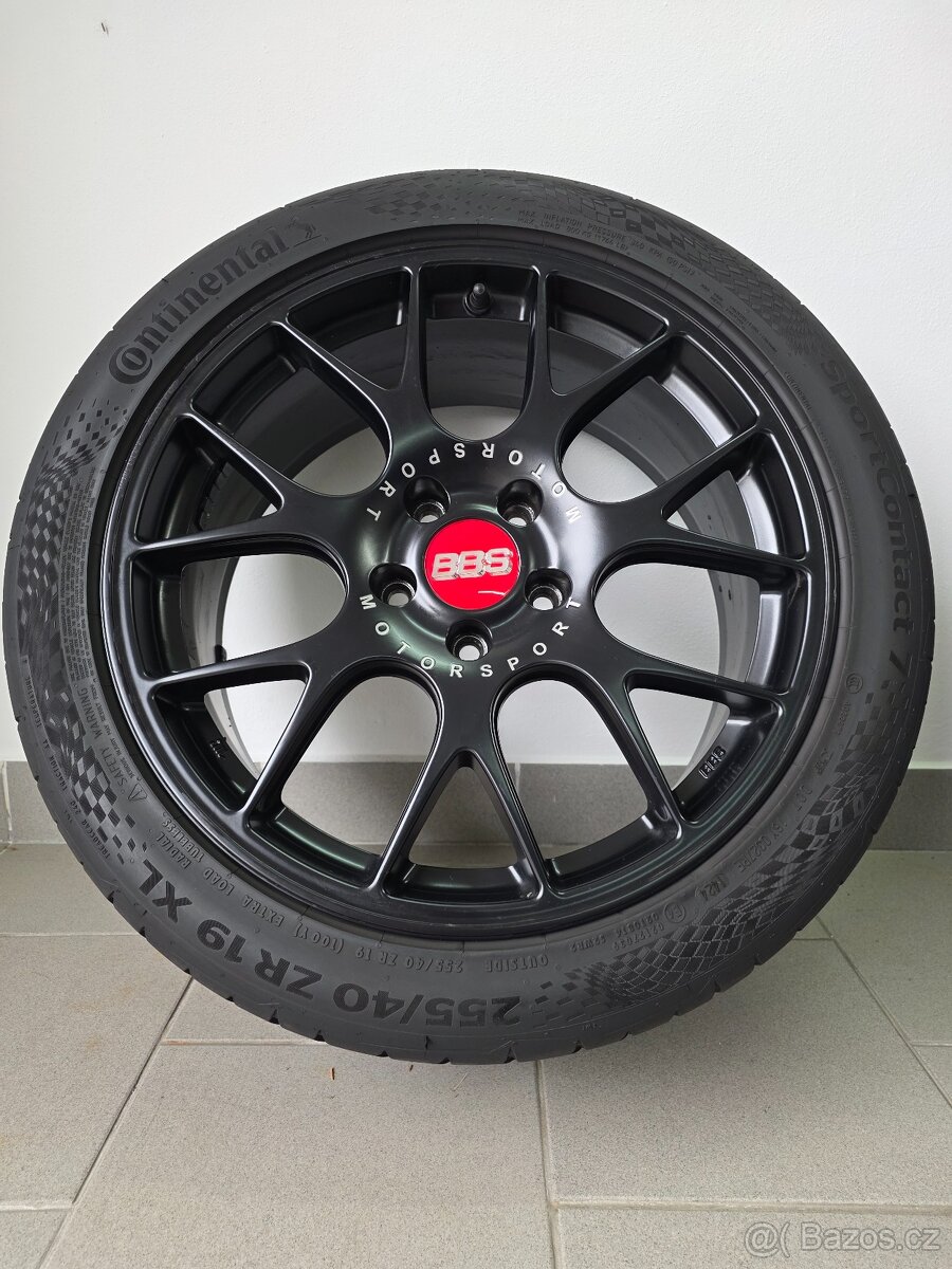 BBS Ch II 5x120 Letní Conti. 255/40/19 - Zánovní - 4