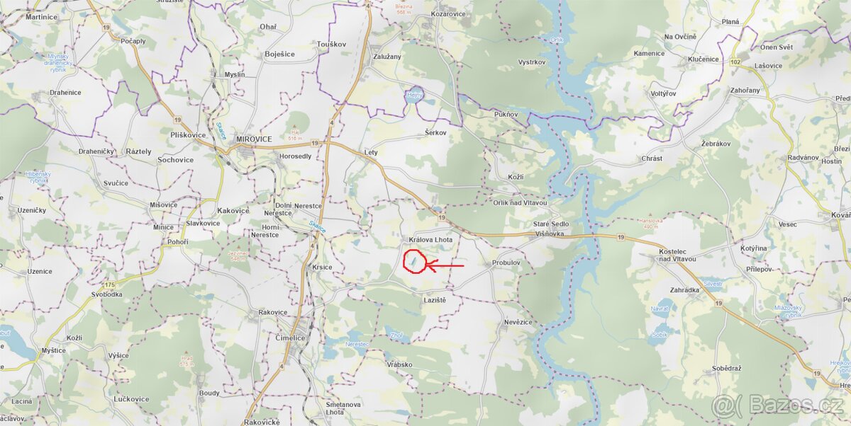 Prodám lesní pozemek v k.ú. Králova Lhota - 4