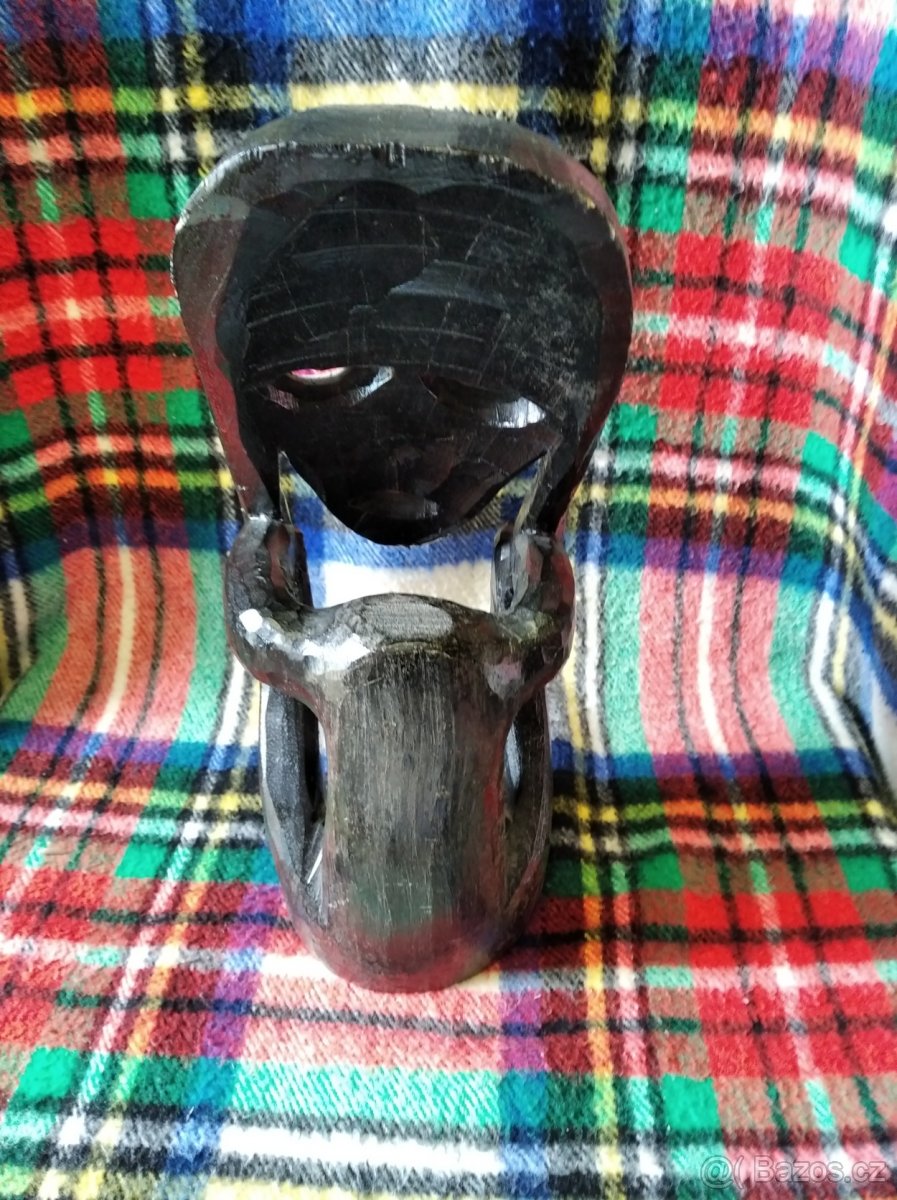 stare africke egyptske masky sosky po cestovateli sberateli - 4