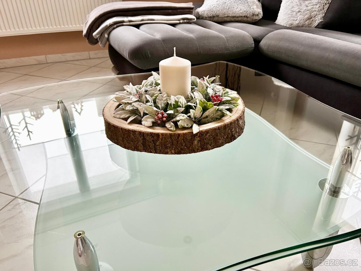 Konferenční stolek sklo - 4