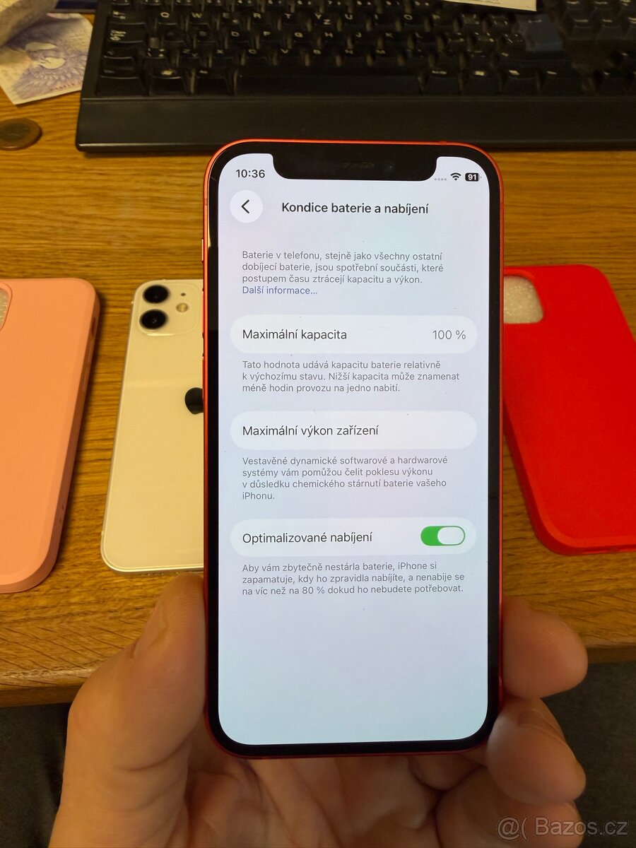 2x iPhone 12 Mini 64GB nová baterie, stav A+ záruka 6m+obaly - 4