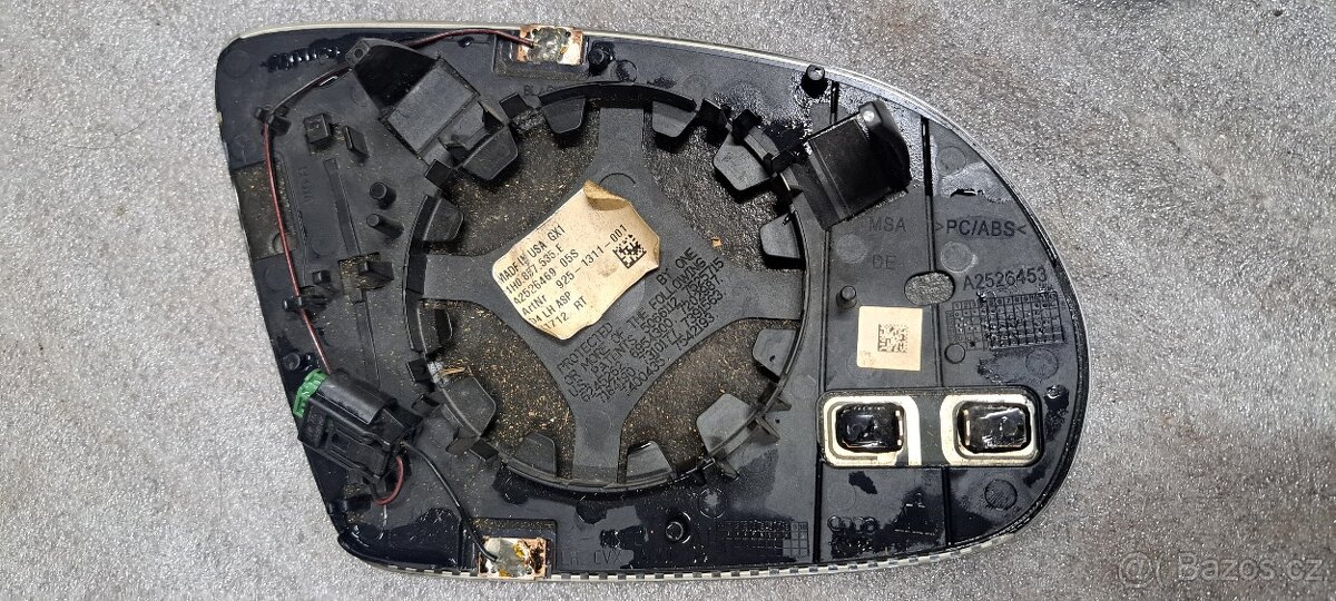 Stmívací sklíčko zrcatka audi a8 4h d4 zrcatko - 4