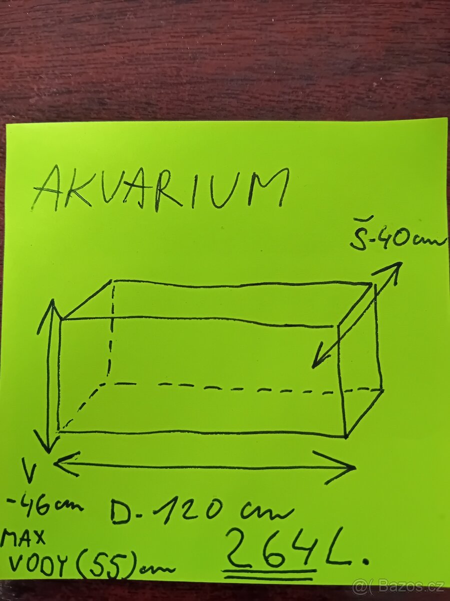 Akvarium + skříň - 4