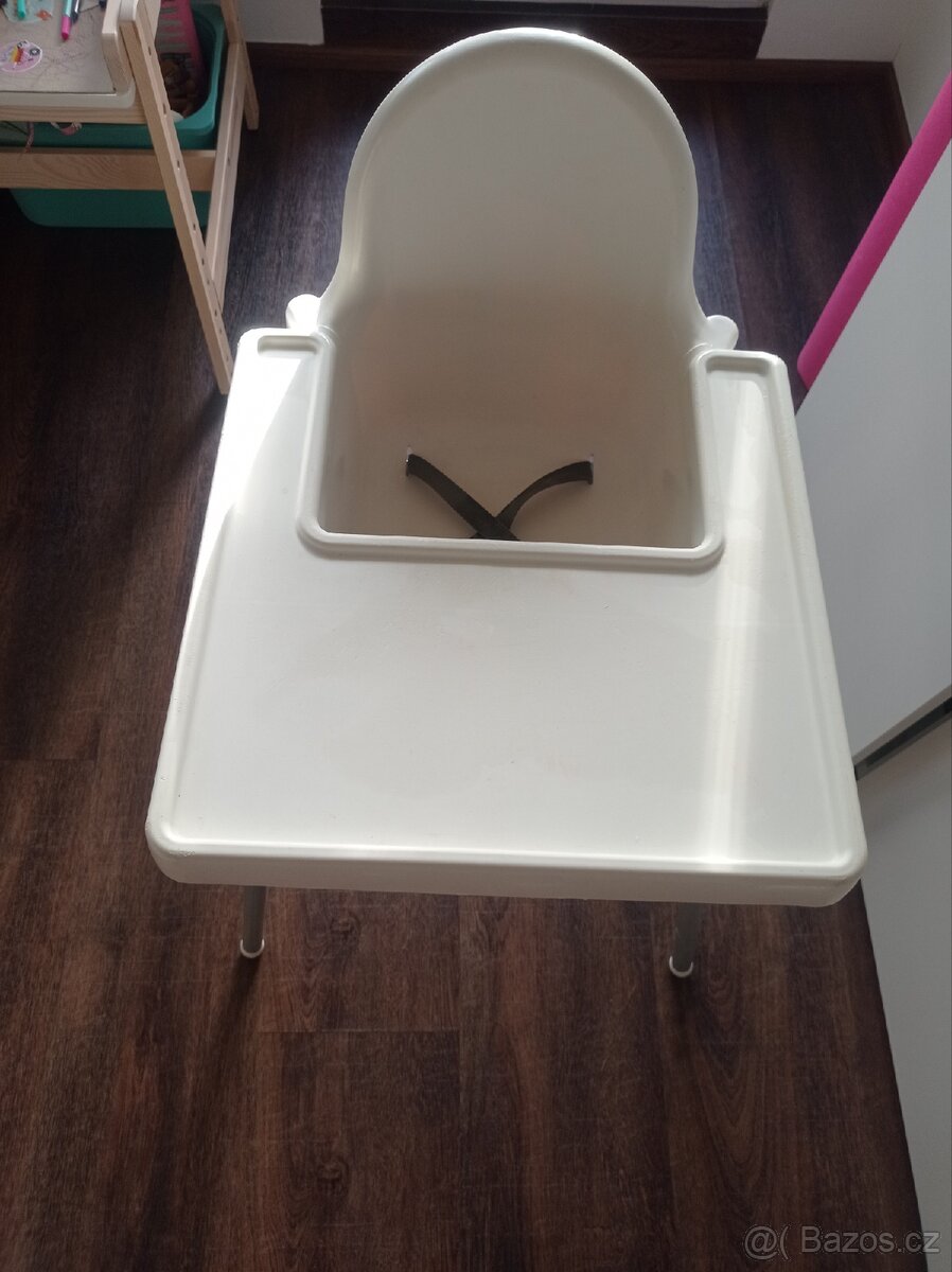 Dětská židlička IKEA Antilop bílá - 4