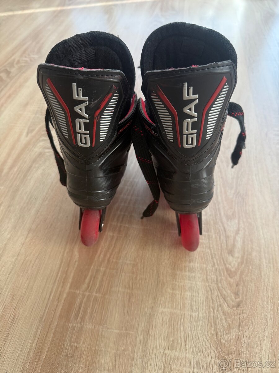 Kolečkové inline brusle GRAF, vel. 33 - 4