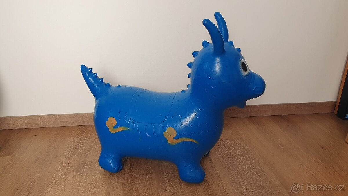 Gumové hopsadlo modré - 4