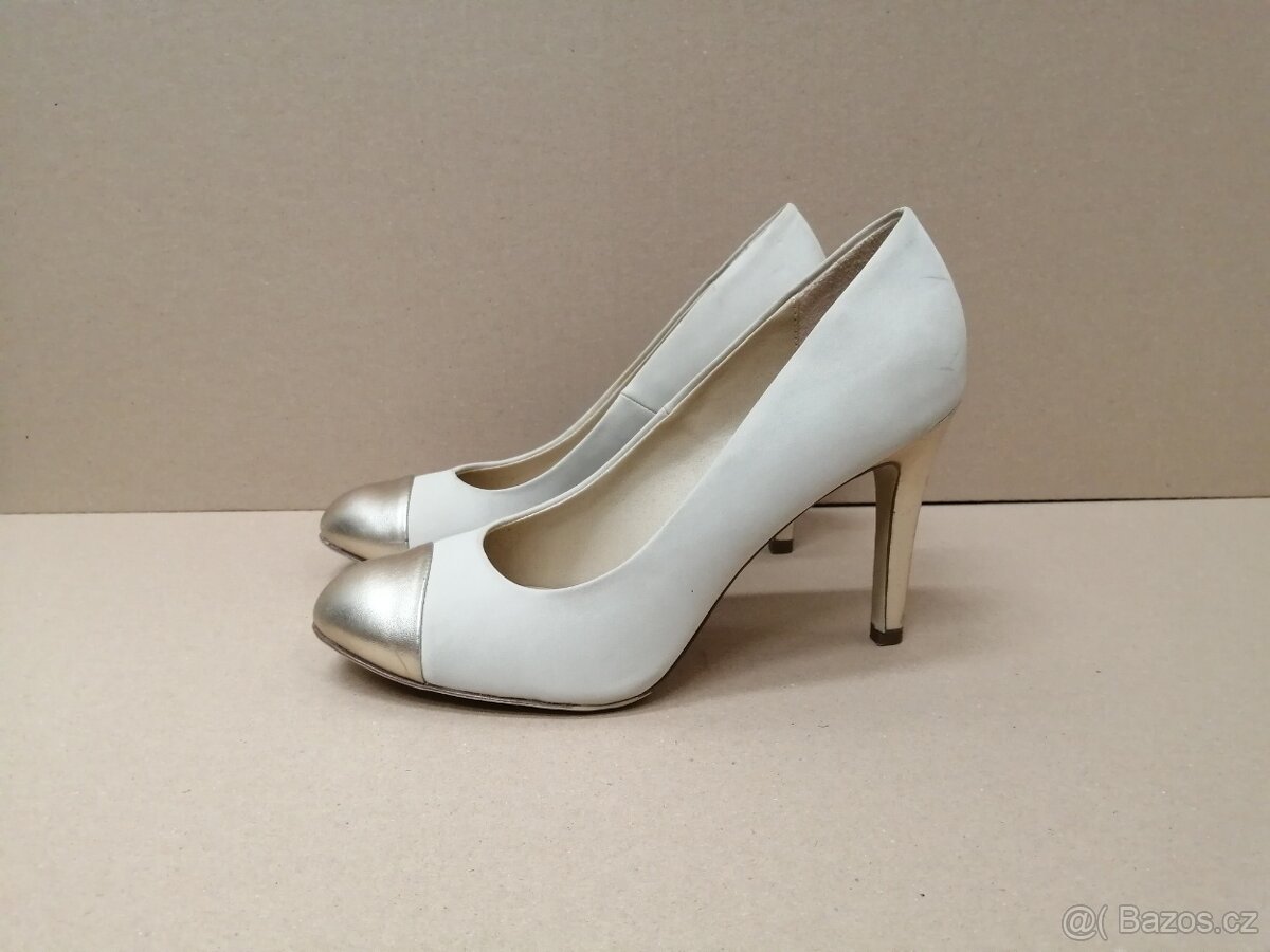 Krémové lodičky vel.38 - 4