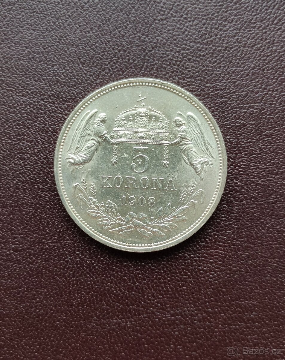 5 koruna 1908 KB FJ I. - 4