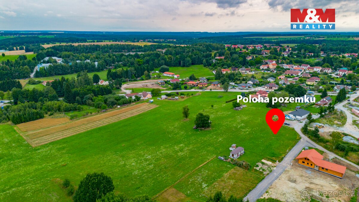 Prodej pozemku, 762 m², Trhové Sviny - Rejta - 4