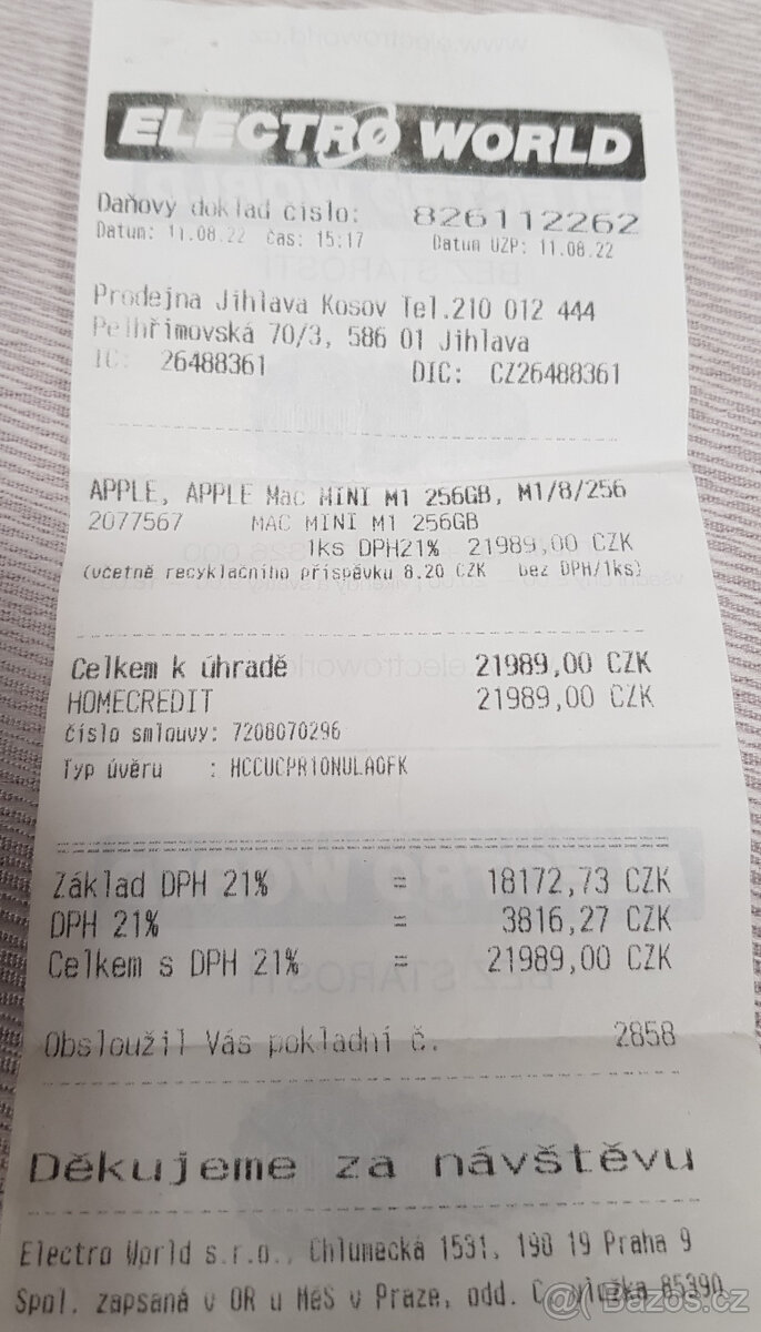 Apple Mac Mini A2348, proc. Apple M1, 8GB RAM, 256GB SSD - 4