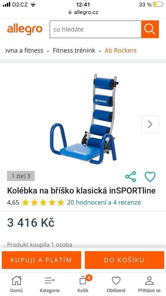 Posilovací stroj na břicho - 4