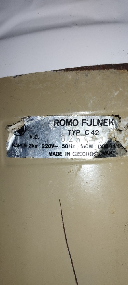 RETRO ŽDÍMAČKA NA PRÁDLO ROMO FULNEK TYP C 42 - 4