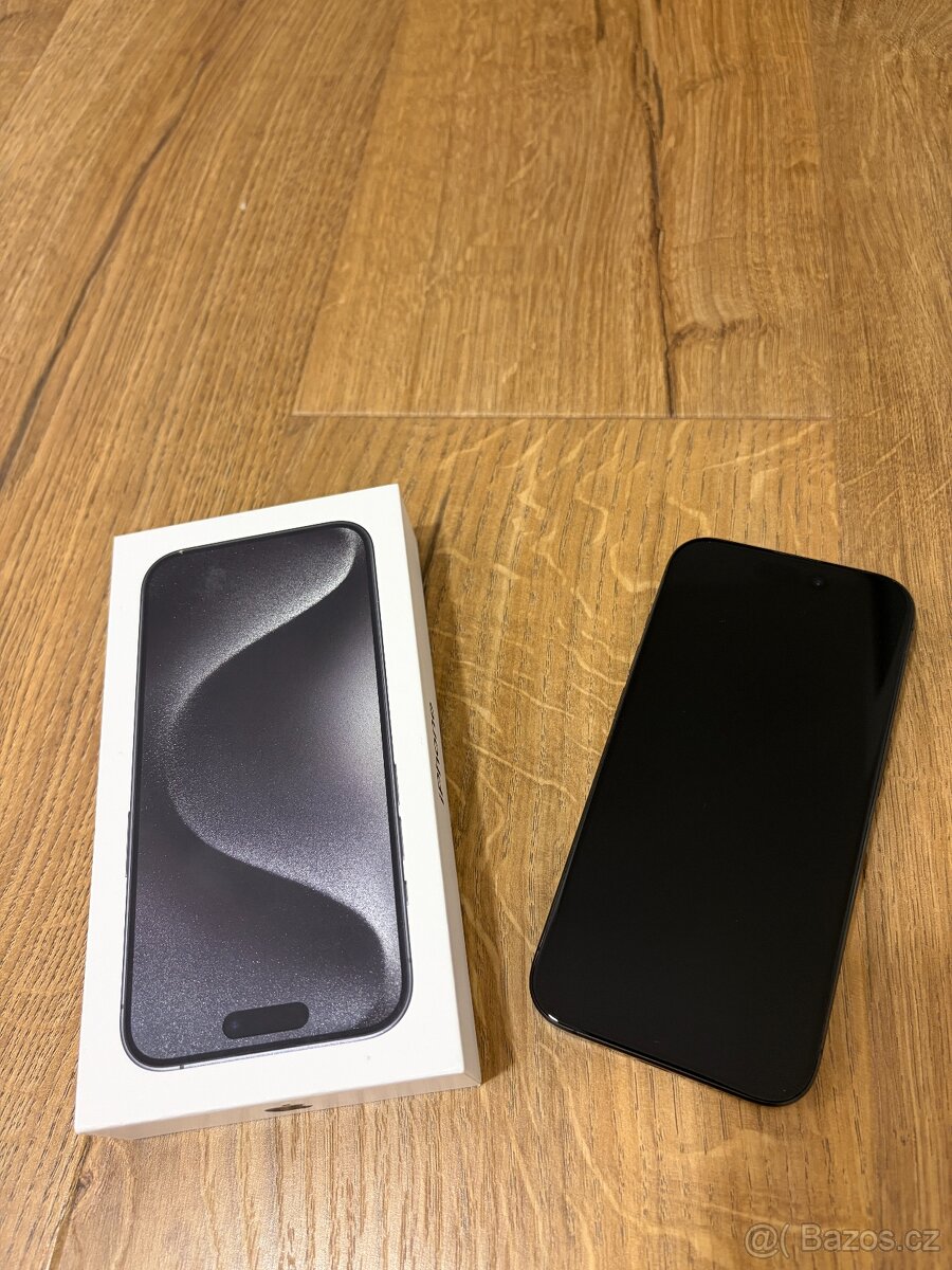 Prodám iPhone 15 Pro Black Titanium, 128GB - 4