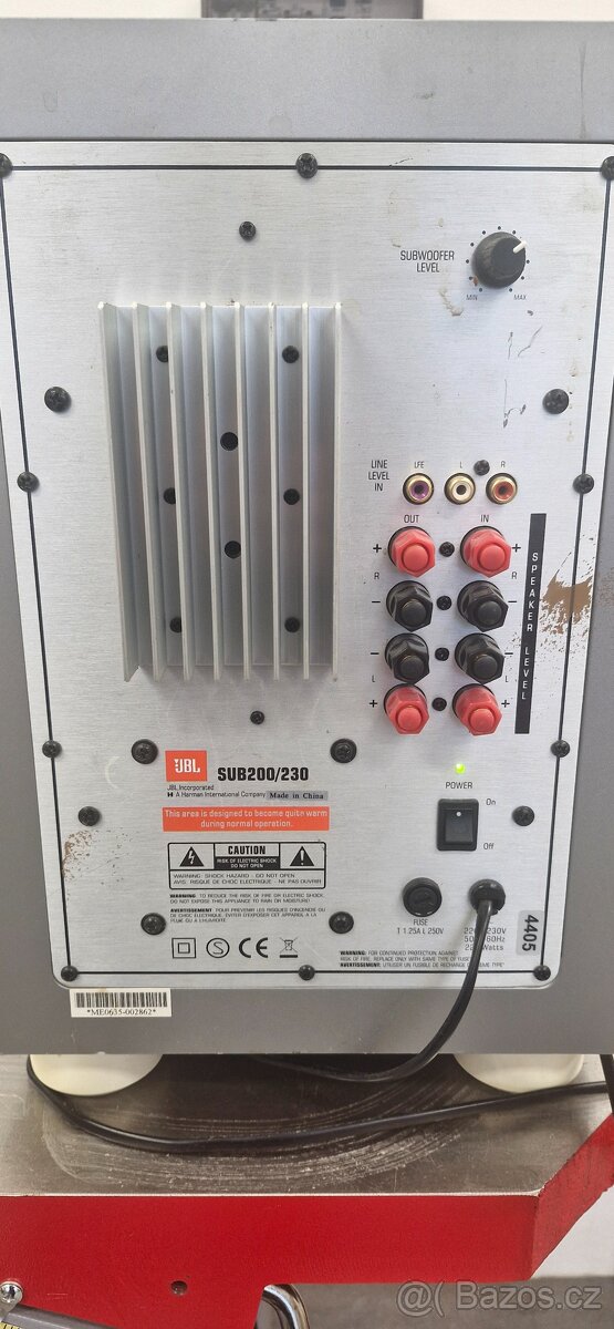 JBL SUB 200 SUB200/230 aktivní subwoofer✅ - 4