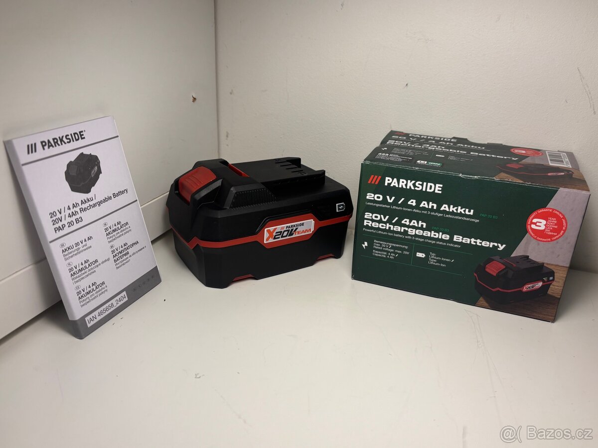 Parkside akumulátor 20V 4 Ah PAP 20 B3 - 4