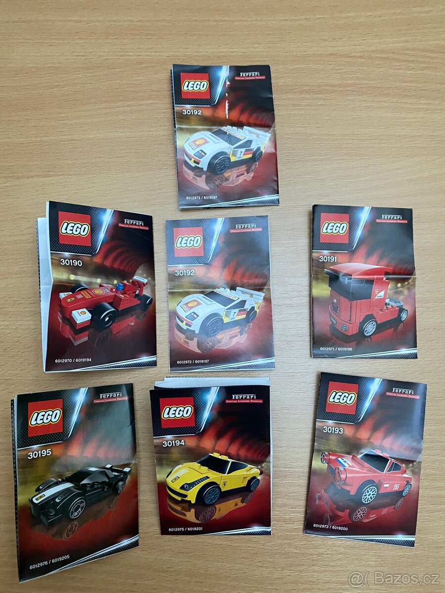 Shell V Power LEGO 100% Ferrari Celý Set 2012 Super Stav - 4