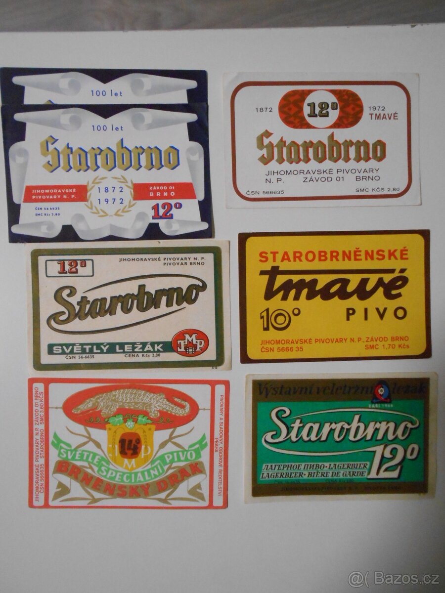 PIVNÍ ETIKETY RARITNÍ - 4