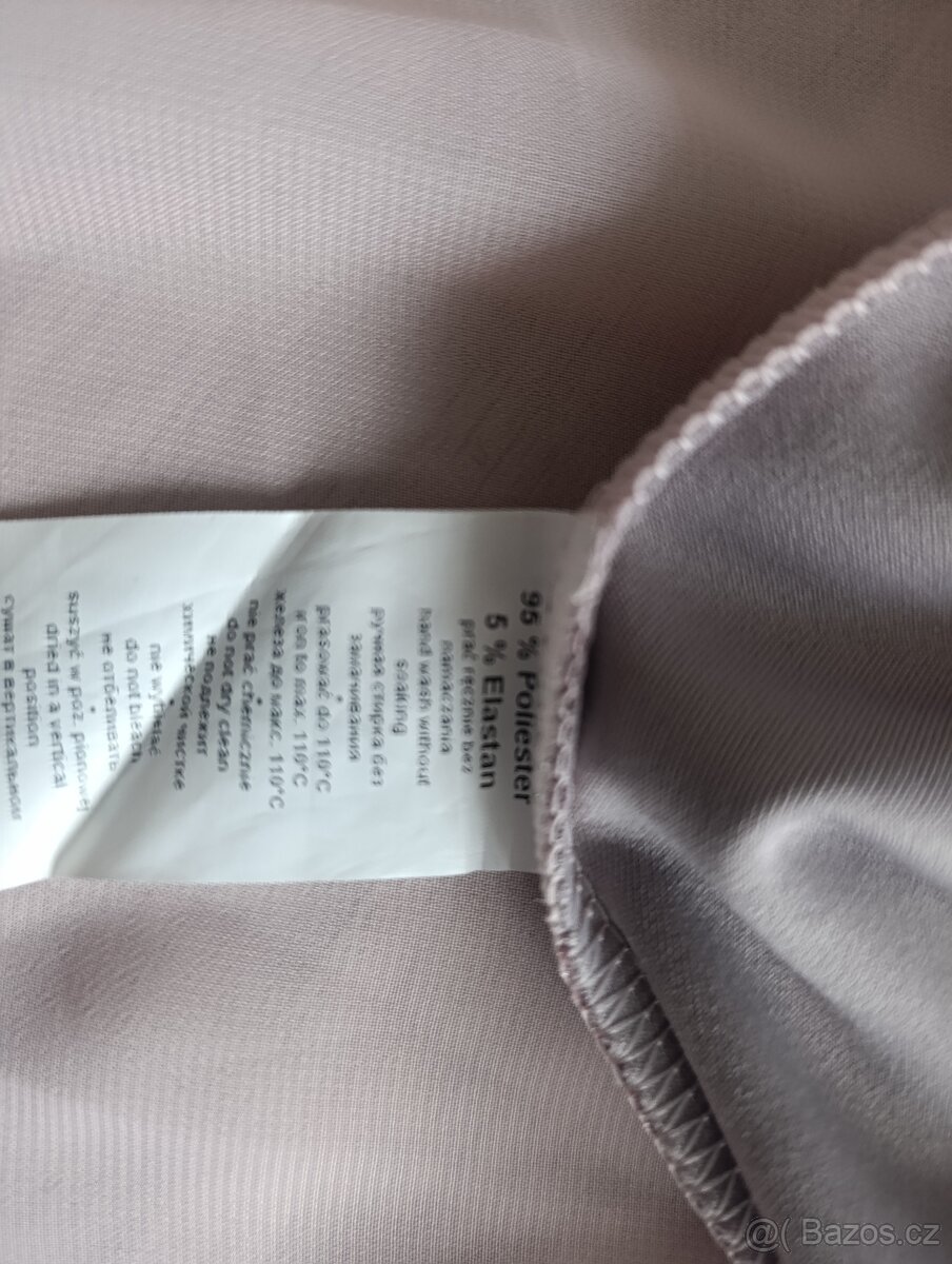 Růžové společenské šaty - 4