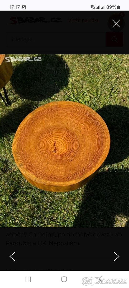 Nové ručně vyráběné stolky. - 4