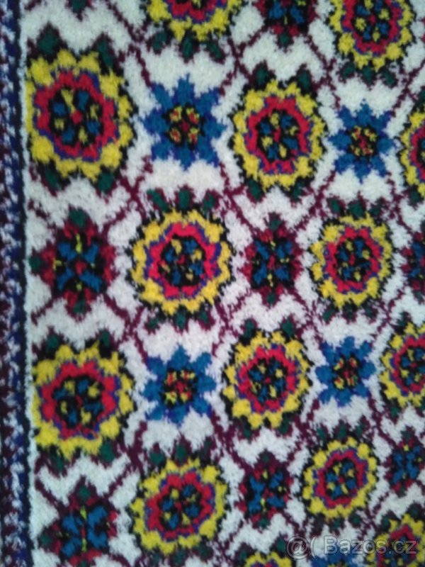 ručně háčkovaný gobelín-koberec - 4