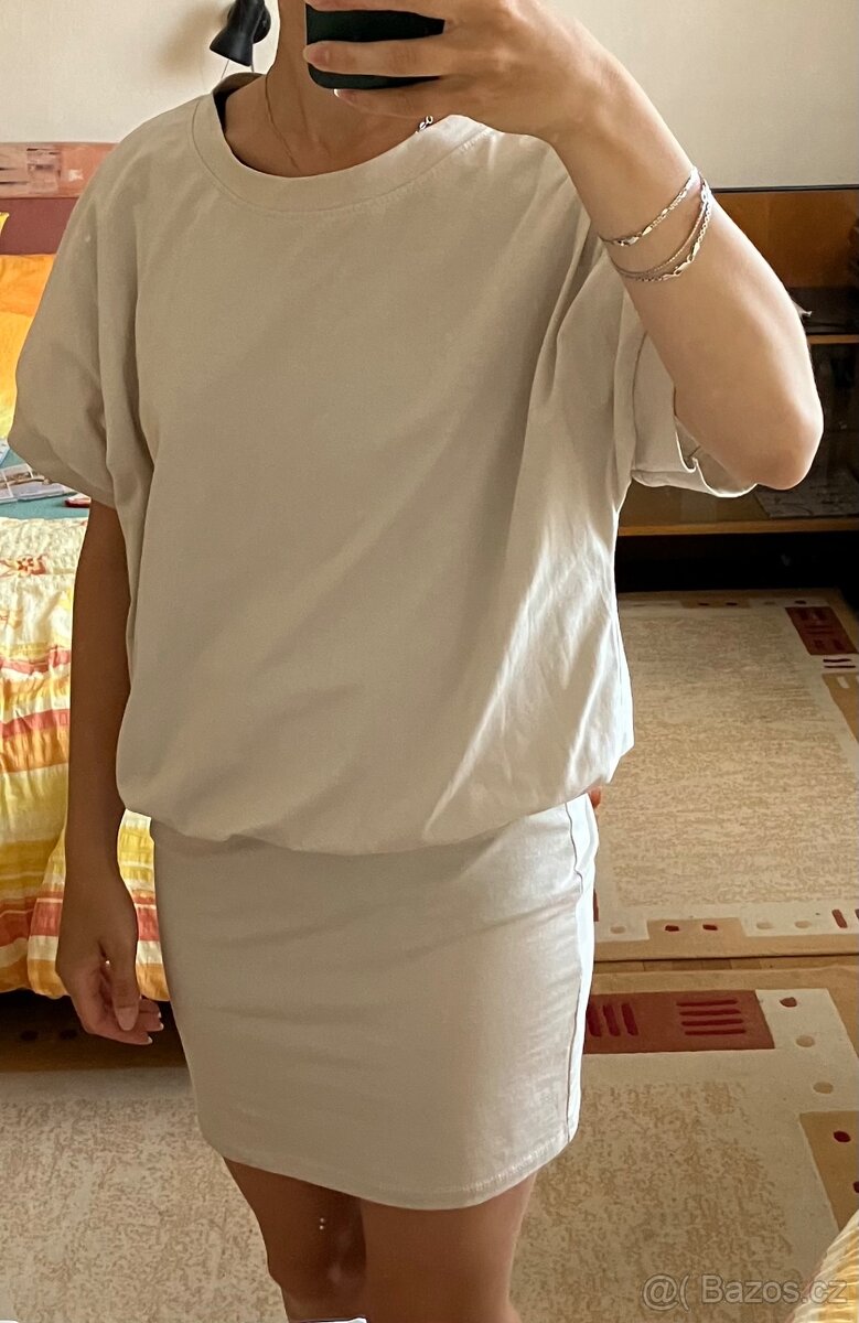 Nové Béžové šaty, cena včetně poštovného - 4