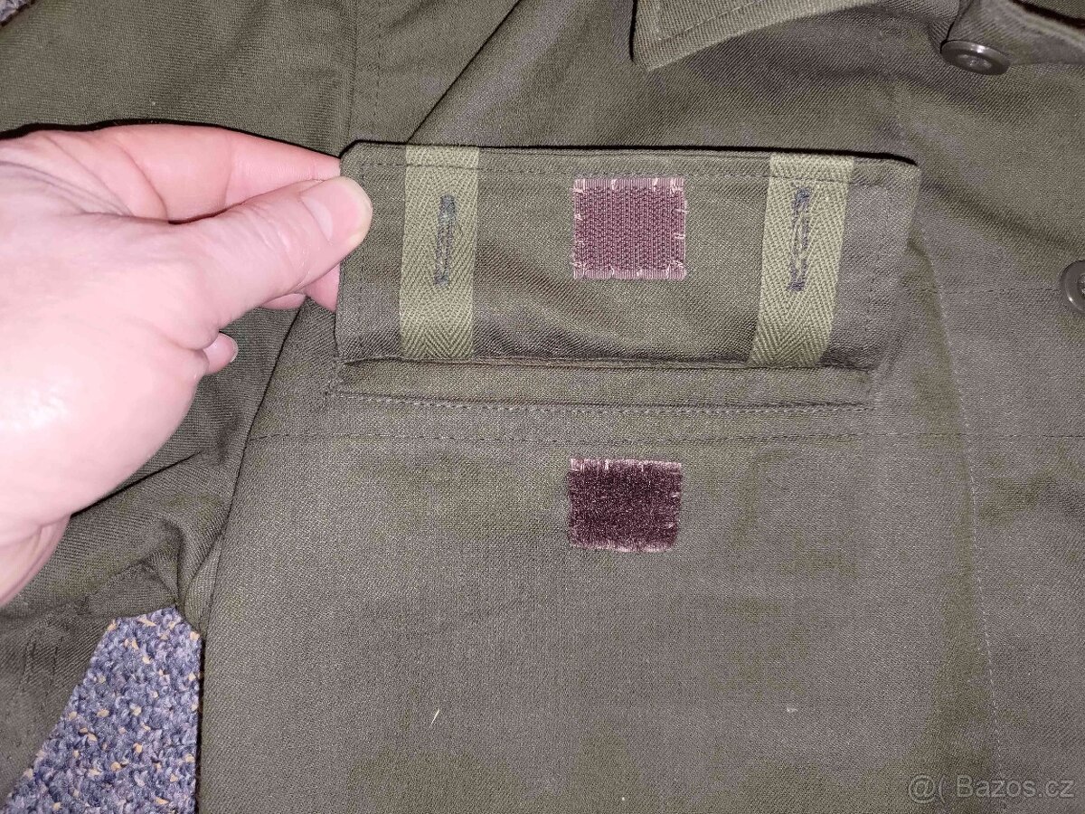 Zelená vojenská bunda, nezateplená - 4