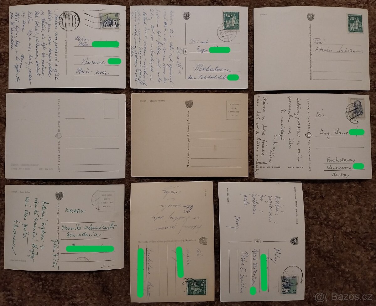 Pohľadnice - ŽILINA (čiernobiele + malý formát) - 4