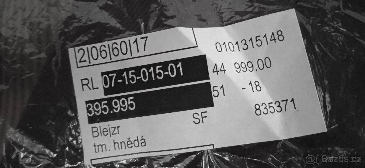 Dámské sako manšestrové NOVÉ - 4