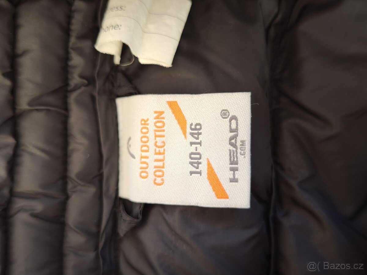 Dětská vesta HEAD černá vel. 140-146 - 4