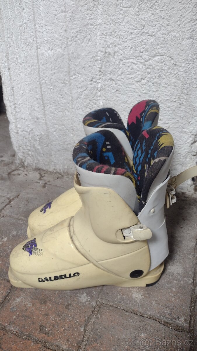 Lyže Elan SCX 140cm + lyžáky Dalbello vel. 24,5 - 4