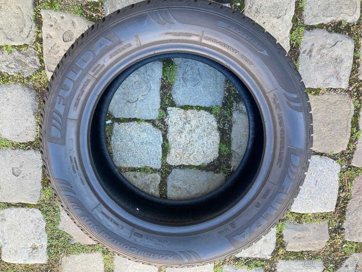 2ks zimních pneumatik FULDA 235/55R17 103V 5,5-6mm 2020 - 4