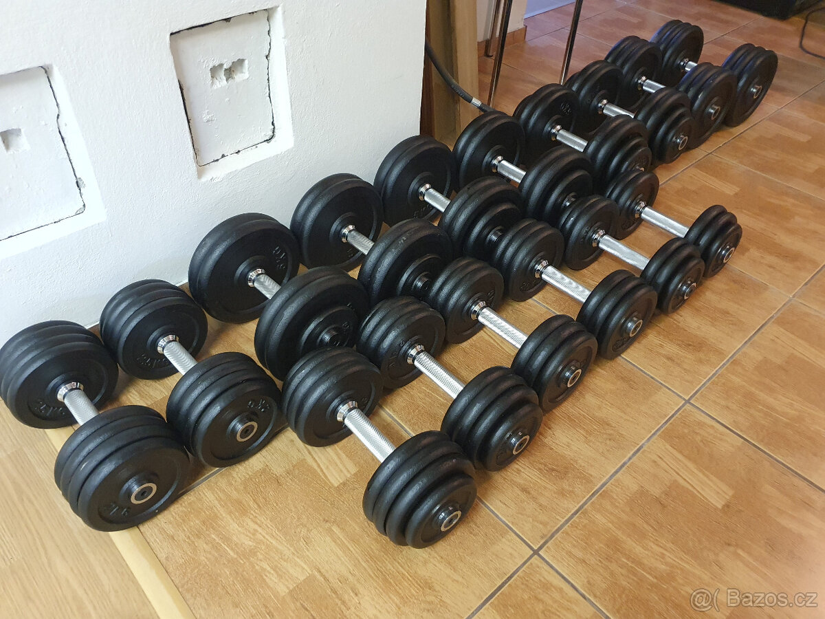 SADA činek jednoruček 12,5-30kg 340kg - NOVÁ - 4