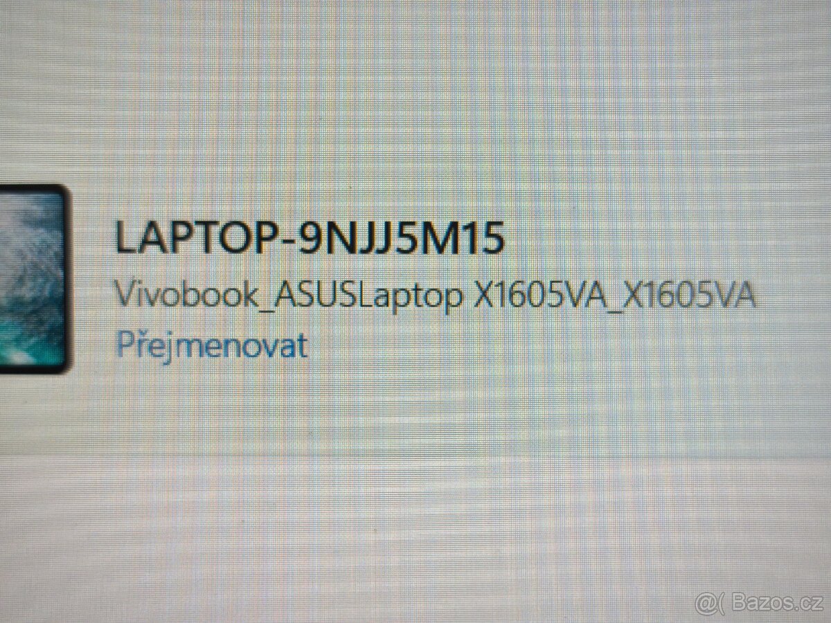 Prodám LAPTOP vivobook16 ASUS ,512/16,inelcore i5 - 4