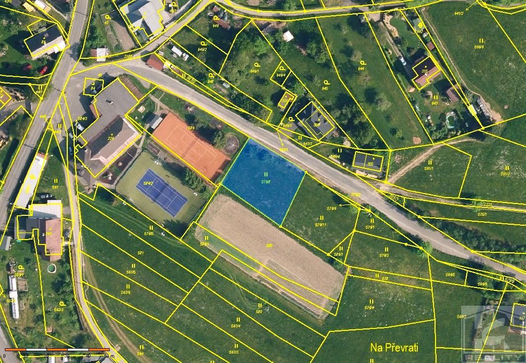 Stavební pozemek Jirkov u Železného Brodu o velikosti 920m2 - 4