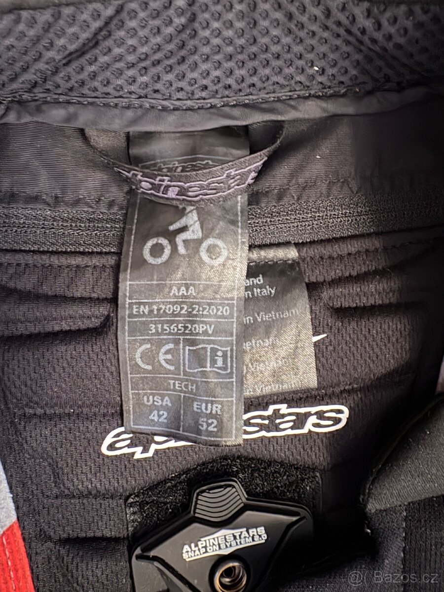 Jednodilna kombineza na moto Alpinestars vel. 52 - 4