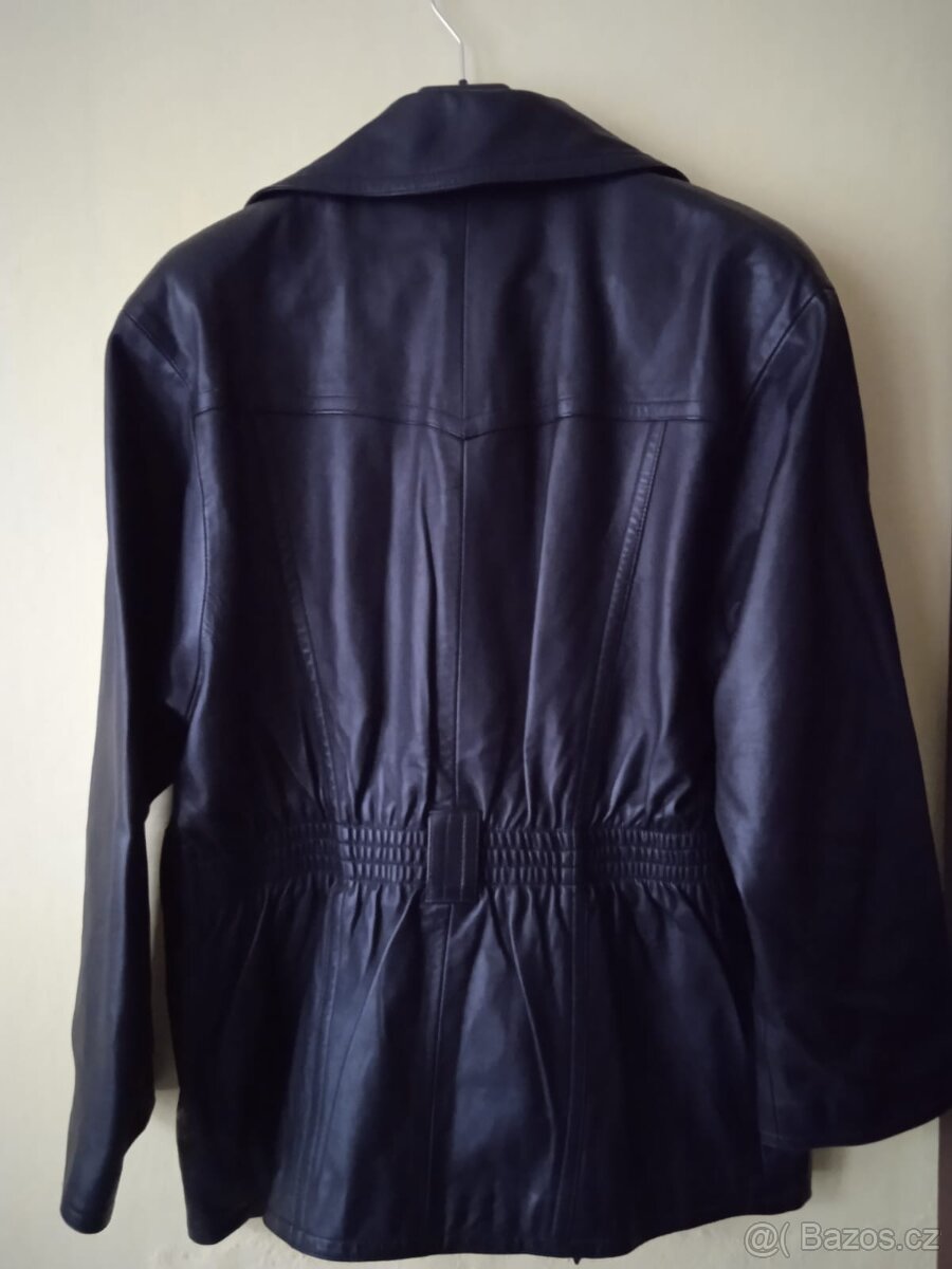 Pánská kožená bunda Cerrutti, velikost M - 4