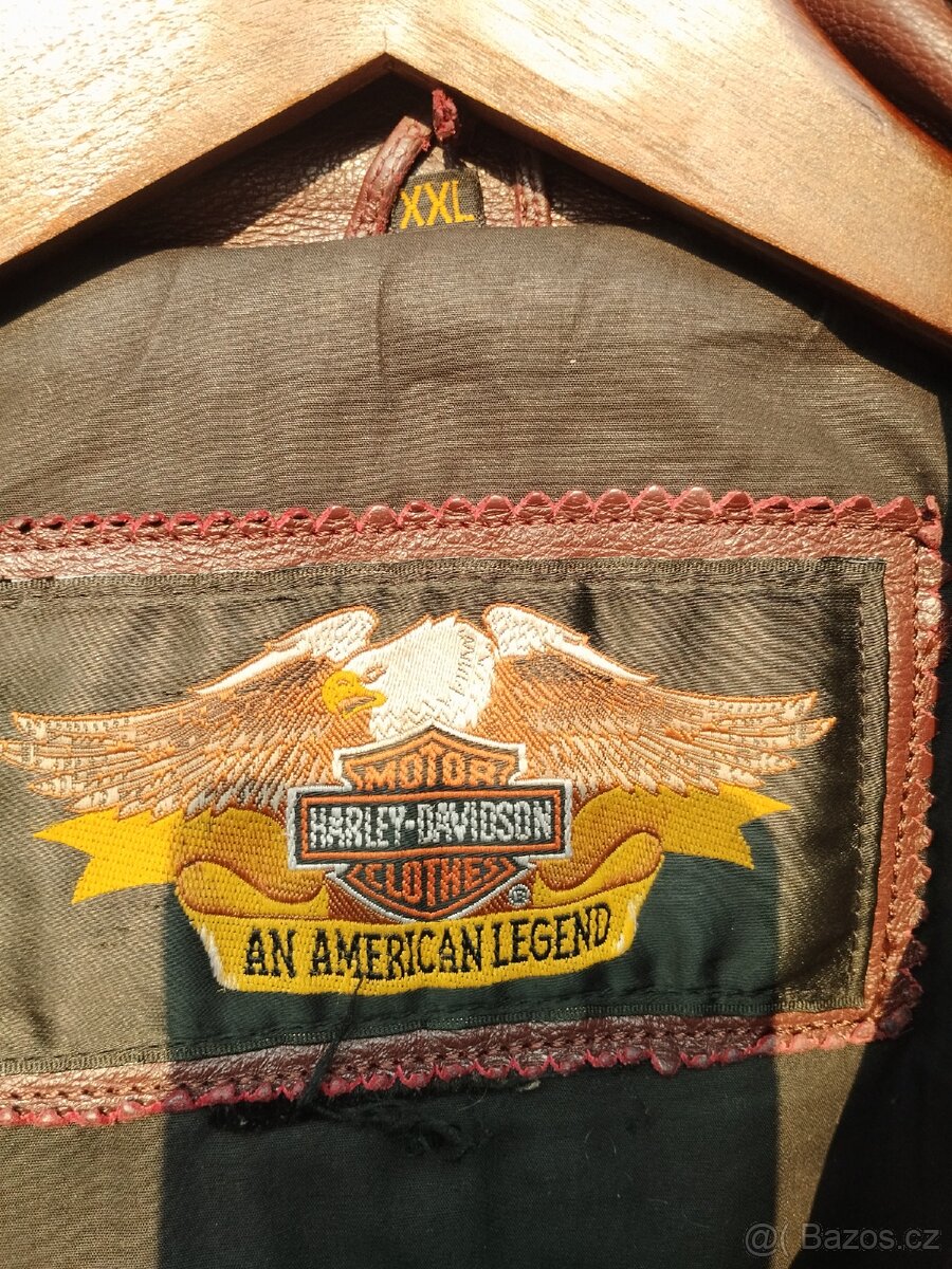 Kožená retro bunda Harley Davidson - 4