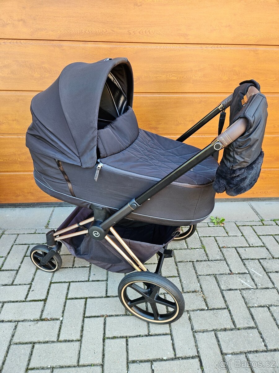 Cybex Priam / RoseGold / Simply Flowers / Lux Deep Black - 4