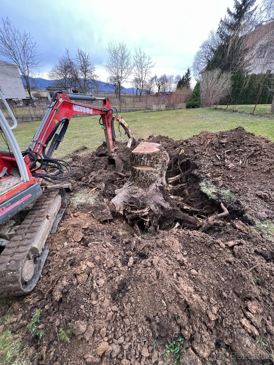 Výkopové práce minibagrem - 4