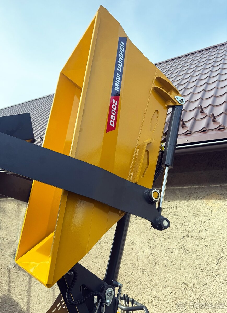 Dumper 800kg – zvedací korba, motor Briggs & Stratton, 2mth - 4