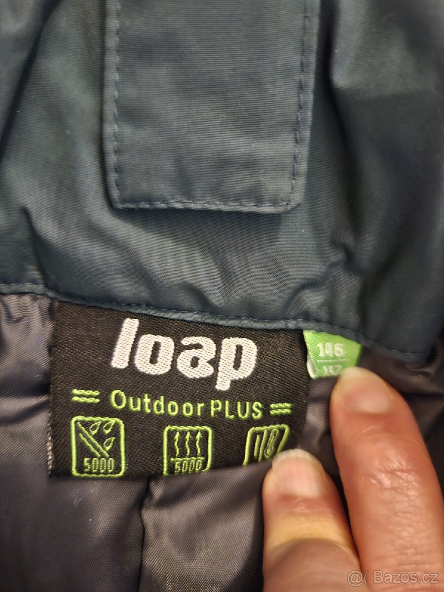 Chlapecké oteplováky, zimní lyžařské kalhoty vel 146 - 4