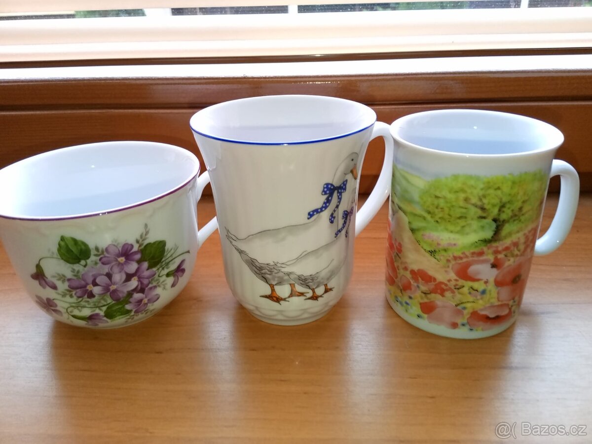 Prodám jednotlivě retro hrnky celkem 16 ks - 4