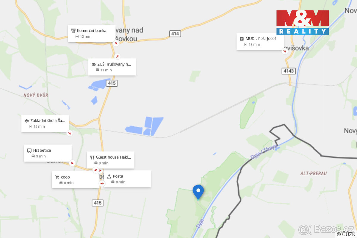 Prodej louky, 7091 m², Hrabětice - 4