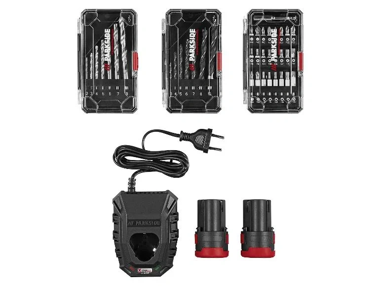 Aku vrtací šroubovák PBSPA 12 E4 PARKSIDE PERFORMANCE-SADA - 4