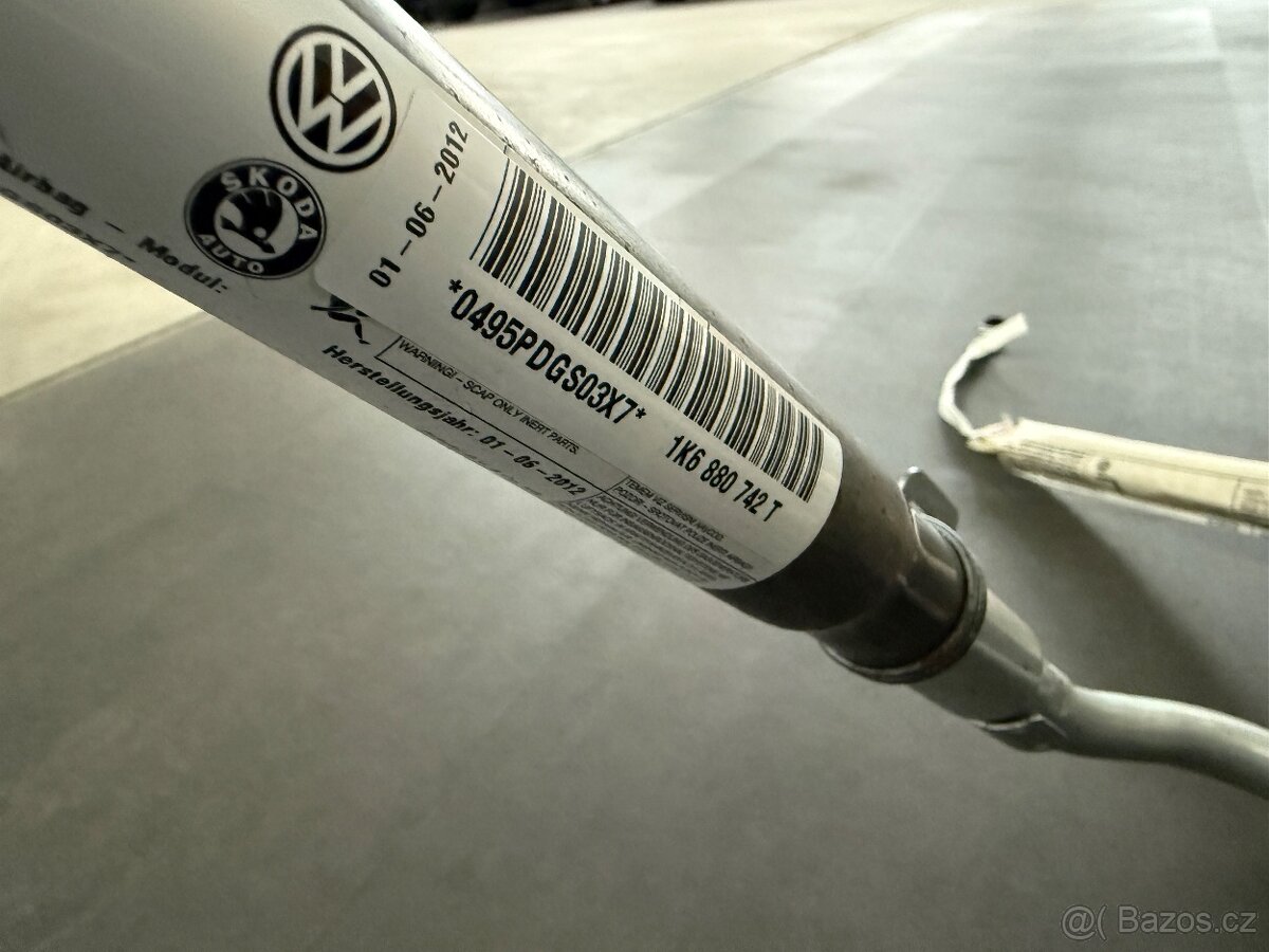 Golf 6 stropní airbagy sada 2ks pravá a levá - 4