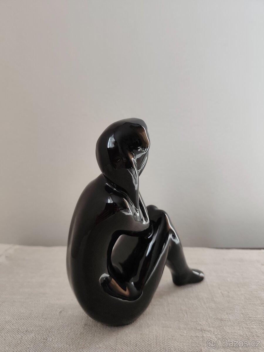 Akt žena Brusel keramická soška - 4