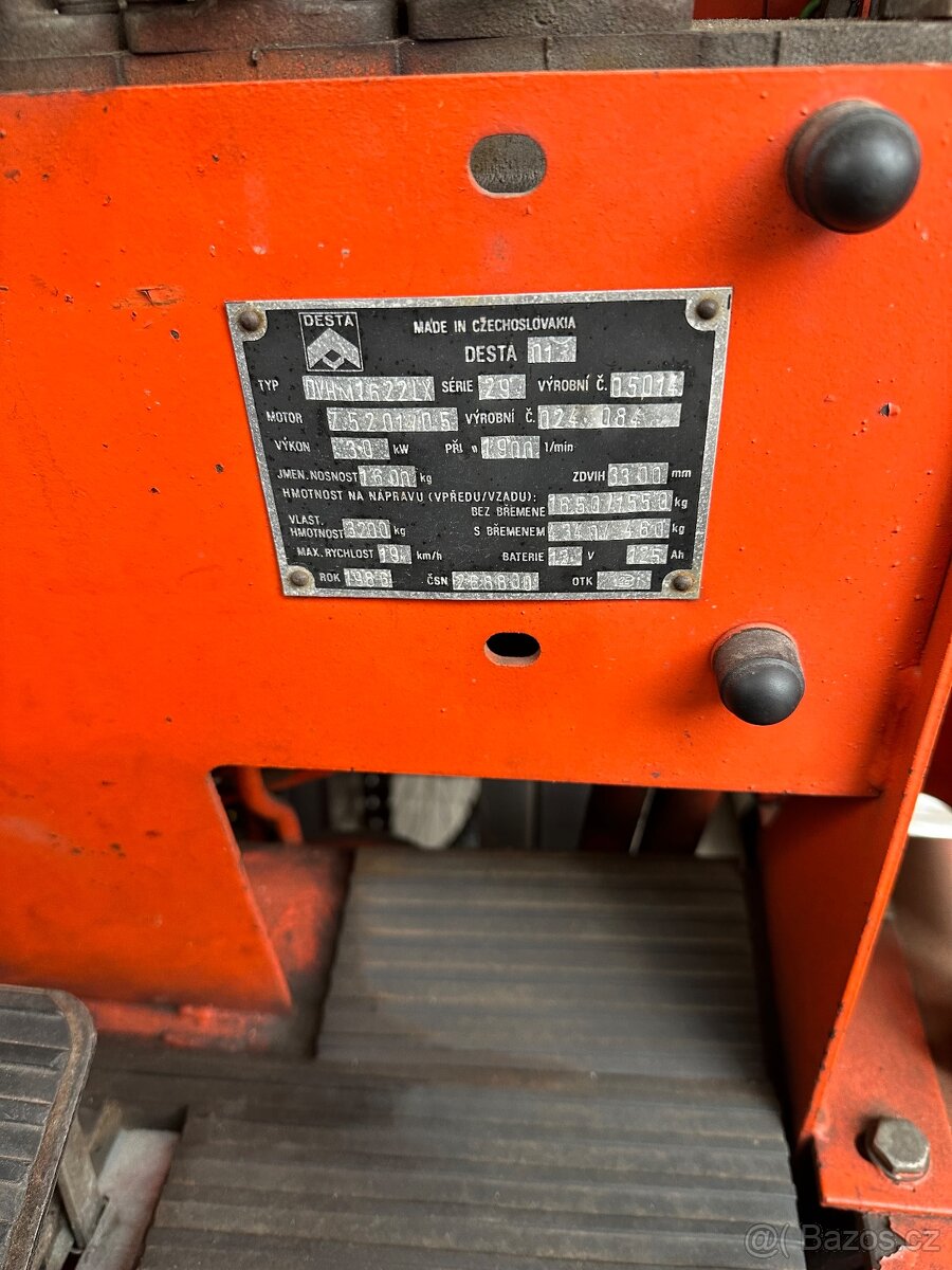 Prodám VZV DESTA R.v.1986 - 4
