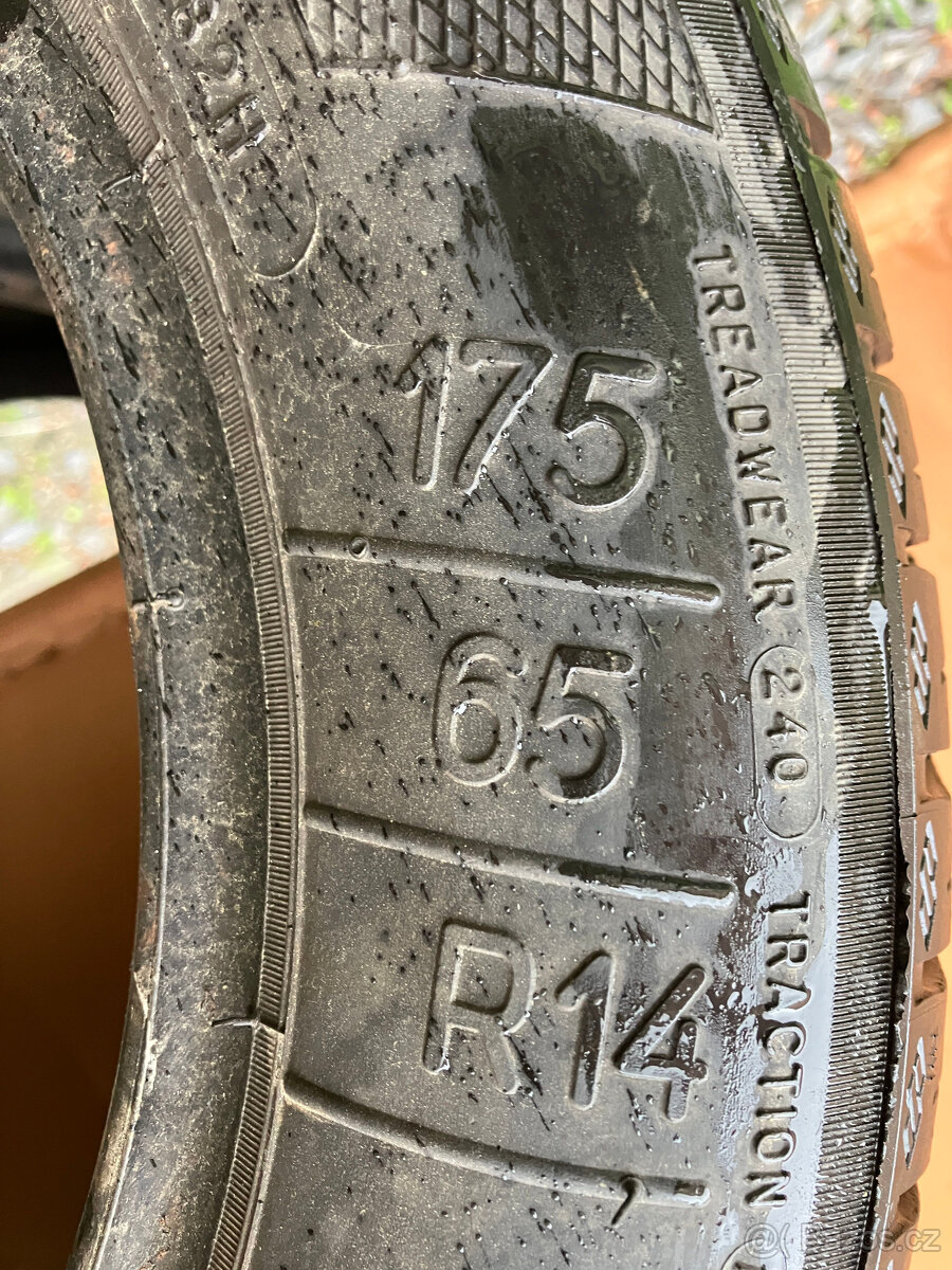 2 letní pneu Kleber 175/65/14 - 4